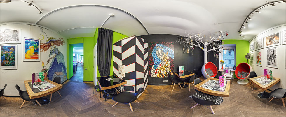 Республика кошек — интерьер